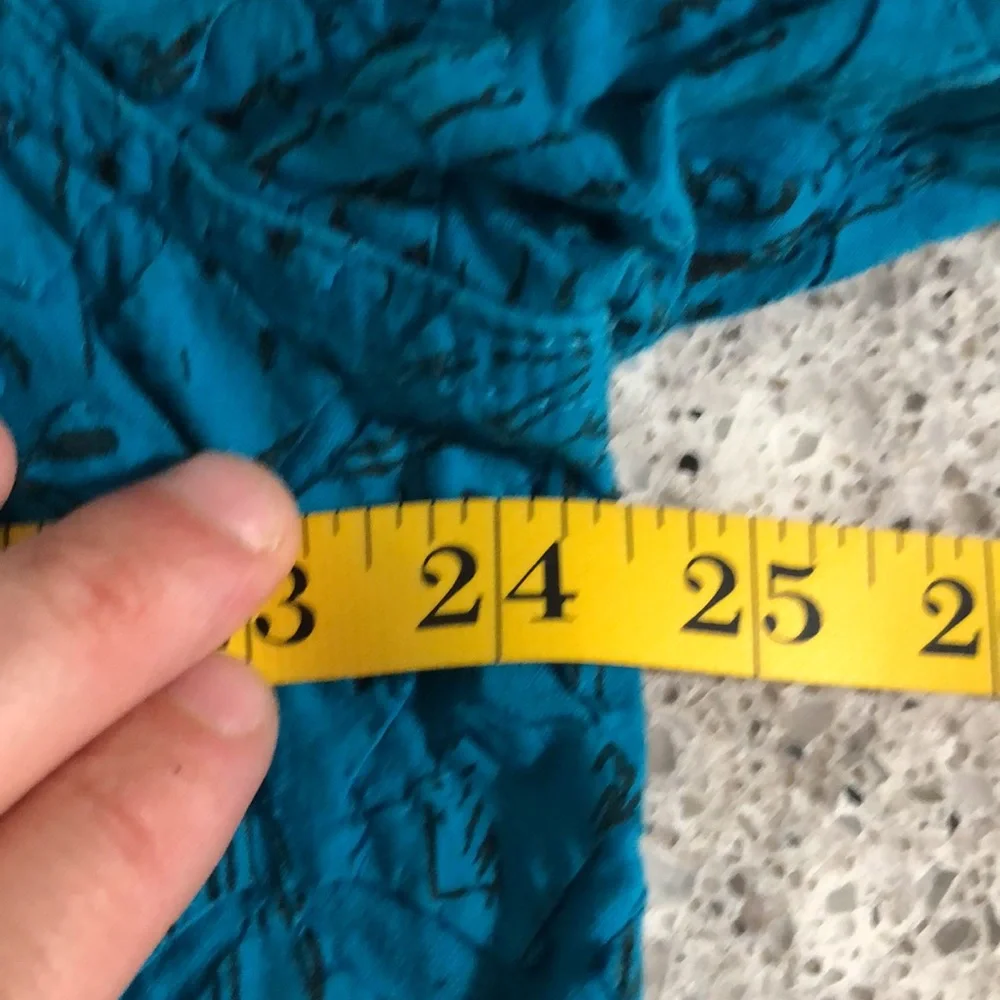 {Chico's} Greenish Blue Textured Lightweight Jacket